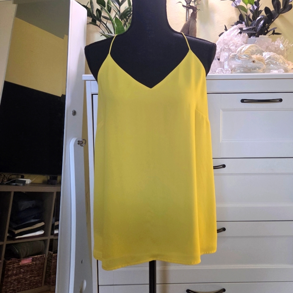 Yellow Strappy Top